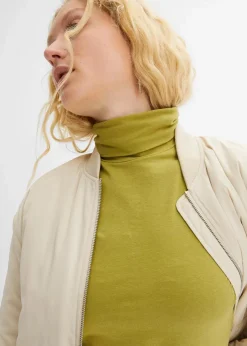 Langarmshirt mit reiner Bio-Baumwolle|bonprix Discount