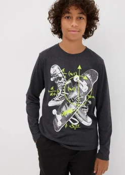 Langarmshirt mit Baumwolle|bonprix Outlet