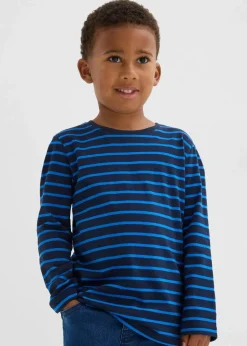 Langarmshirt mit Bio-Baumwolle (3er Pack)|bonprix Discount