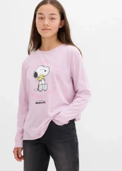Langarmshirt Snoopy aus reiner Baumwolle|Peanuts Clearance