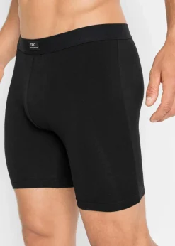 Lange Boxershorts eng mit Baumwolle (2er Pack)|bonprix Online