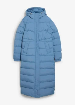 Langer Stepp-Mantel mit Kapuze|bonprix Sale