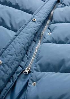 Langer Stepp-Mantel mit Kapuze|bonprix Sale