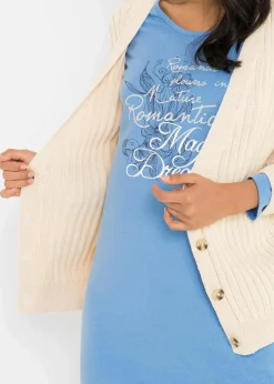 Langes Nachthemd aus reiner Bio-Baumwolle|bonprix Online