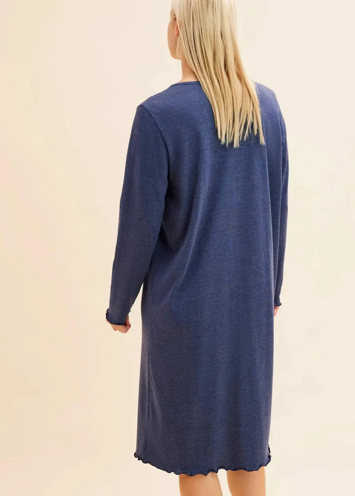 Langes Nachthemd mit Knopfleiste|bonprix Online