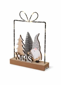 LED-Deko-Objekt Wichtel mit Tanne|bonprix New