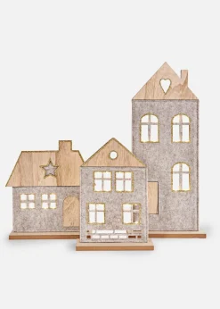 LED-Deko-Objekte Häuser (3-tlg. Set)|bonprix Hot