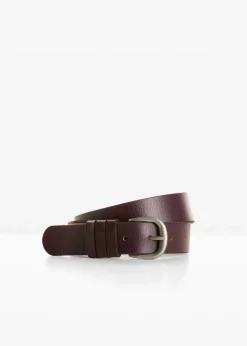 bonprix Schuhe & Accessoires In Spezialgrößen·Gürtel|Gürtel|Ledergürtel weinrot