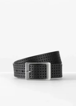 Ledergürtel mit Lochmuster|bonprix Sale