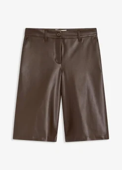 Lederimitat-Bermuda|bonprix Outlet
