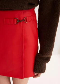 bonprix Röcke|Lederimitat-Rock lavarot