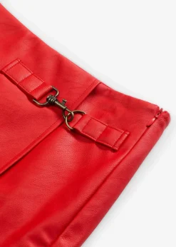 bonprix Röcke|Lederimitat-Rock lavarot