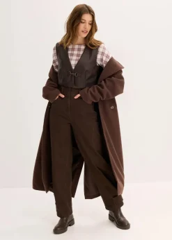 Lederimitat-Weste im Used-Look|bonprix Outlet