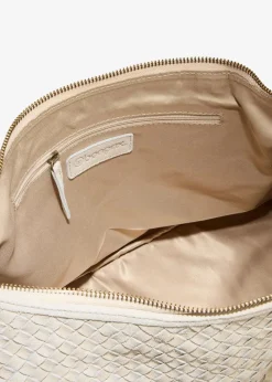 bonprix Taschen|Ledershopper naturbeige