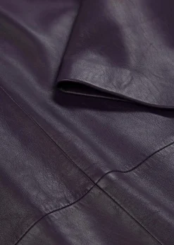 bonprix Bekleidung·Jacken & Mäntel|Blusen & Tuniken|Leder-Tunika aus Lammnappa pflaume