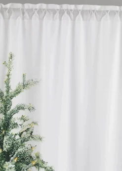 LED-Vorhang mit Tannenbaum Druck (1er Pack)|bonprix New