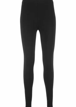 bonprix Bekleidung·Kleider|Hosen|Leggings aus Baumwoll-Mix schwarz