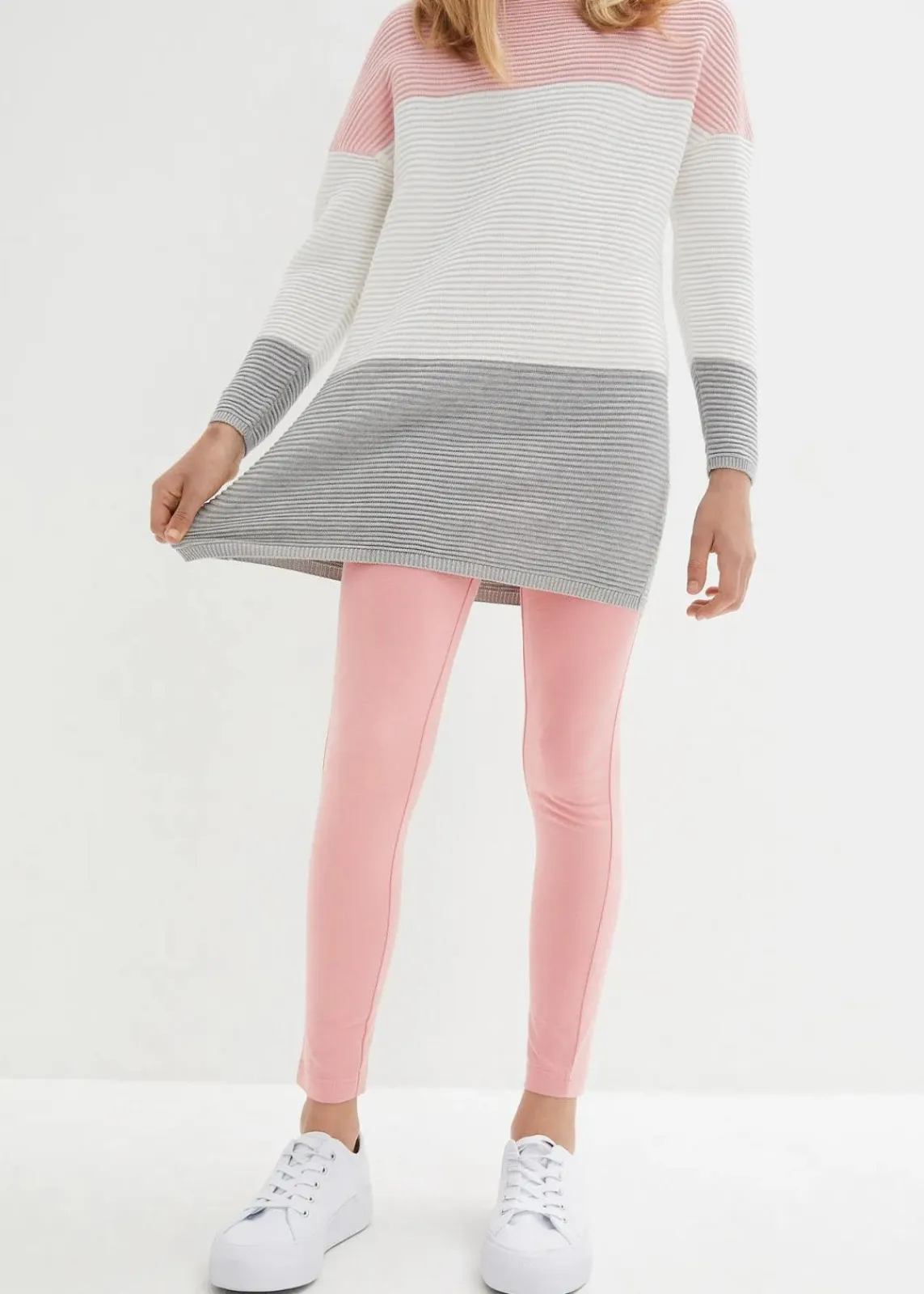 Leggings aus elastischem Bio-Baumwoll-Mix (3er-Pack)|bonprix Outlet