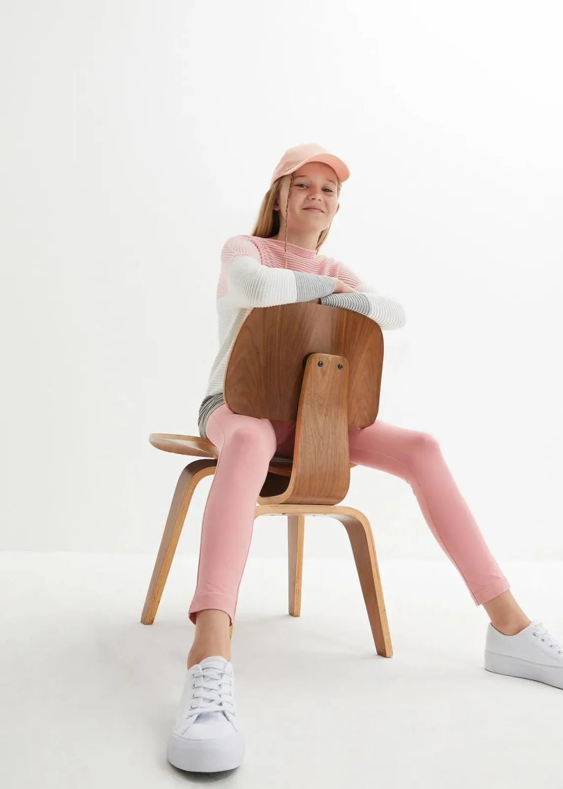 Leggings aus elastischem Bio-Baumwoll-Mix (3er-Pack)|bonprix Outlet