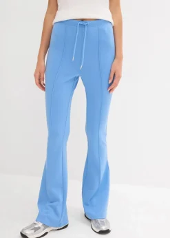 bonprix Bekleidung·Kleider|Nachhaltigere Materialien|Leggings aus Punto di Roma mittelblau