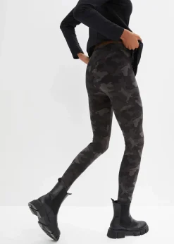 bonprix Bekleidung·Kleider|Hosen|Leggings (2er-Pack) schwarz camouflage + schwarz