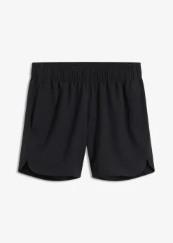 bonprix Bekleidung·Outdoorbekleidung|Bekleidung·Sweat|Leichte Funktions-Shorts mit Eingriffstaschen, schnelltrocknend schwarz