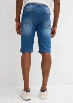 Leichte Long-Sweatjeans-Bermuda, Regular Fit|bonprix Outlet