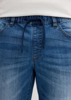 Leichte Long-Sweatjeans-Bermuda, Regular Fit|bonprix Outlet