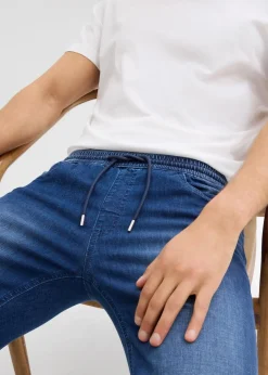 Leichte Regular Fit Schlupf-3/4-Stretch-Jeans, Straight (2er Pack)|bonprix Hot