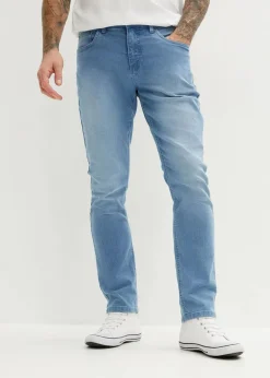 Leichte Slim-Fit-Jeans, Straight|bonprix Hot