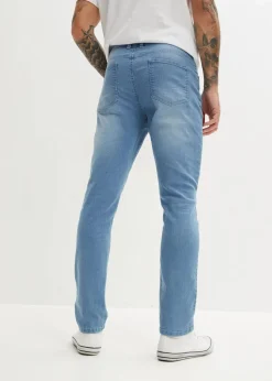 Leichte Slim-Fit-Jeans, Straight|bonprix Hot