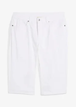 Leichte Stretch-Jeans-Long-Bermuda, Regular Fit|bonprix Hot