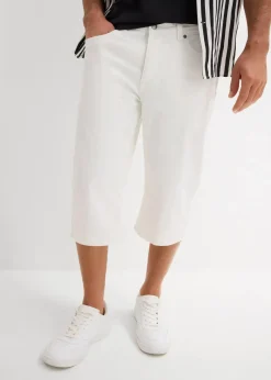 Leichte Stretch-Jeans-Long-Bermuda, Regular Fit|bonprix Hot