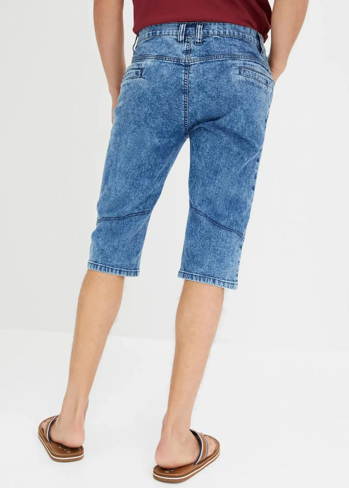 Leichte Stretch-Jeans-Long-Bermuda, Regular Fit|bonprix Online