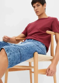 Leichte Stretch-Jeans-Long-Bermuda, Regular Fit|bonprix Online