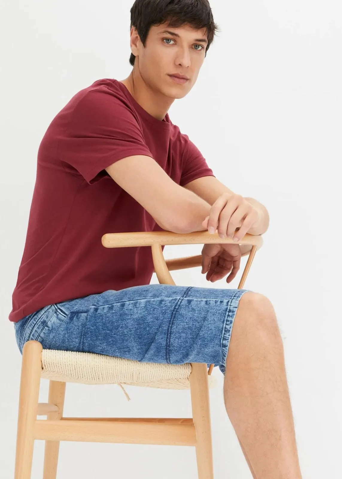 Leichte Stretch-Jeans-Long-Bermuda, Regular Fit|bonprix Online