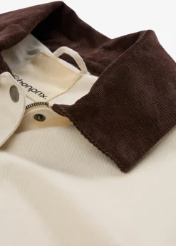 leichte Twill-Jacke mit Cordkragen|bonprix Outlet