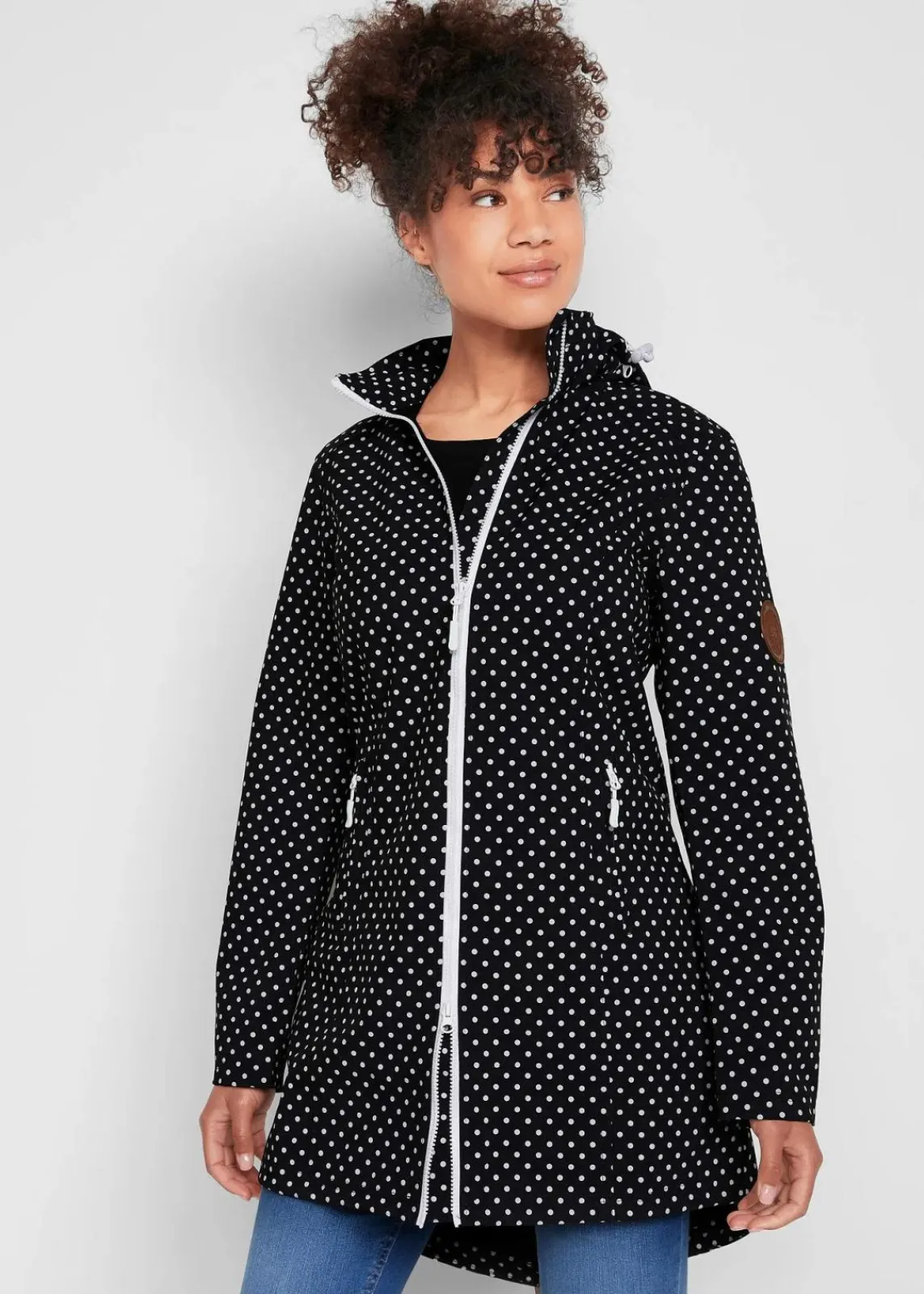 Leichte, wasserabweisende Softshell-Langjacke|bonprix Clearance