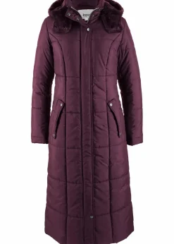 bonprix Bekleidung·Hosen|Jacken & Mäntel|Leichter Steppmantel holunderbeere