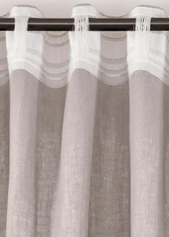 bonprix Vorhänge|Leinen Vorhang (1er Pack) beige