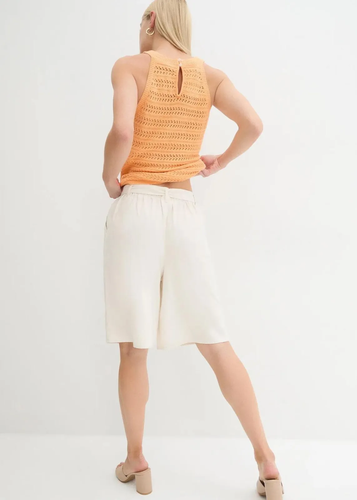 Leinen-Bermuda|bonprix Online