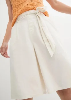 Leinen-Bermuda|bonprix Online