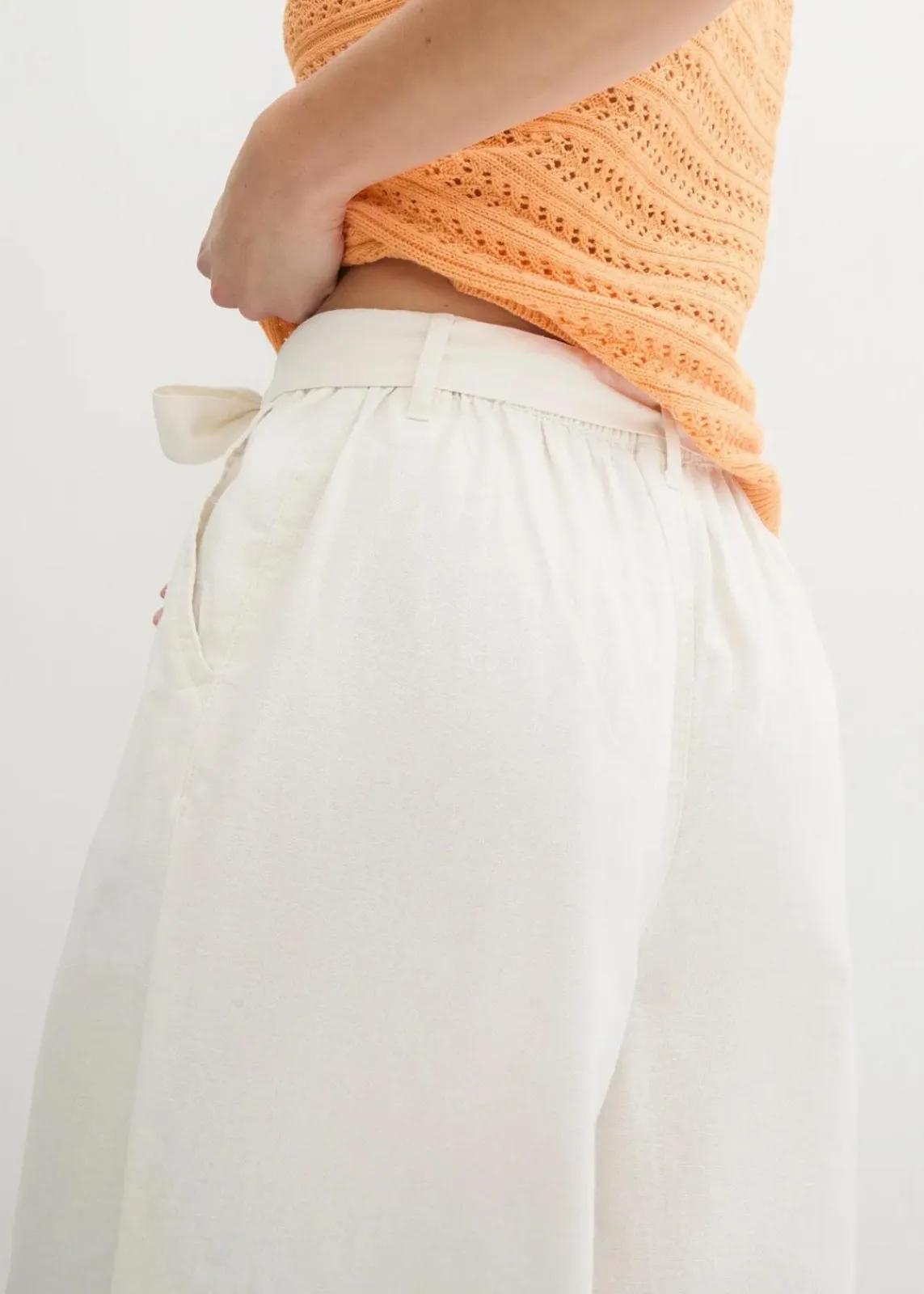 Leinen-Bermuda|bonprix Online