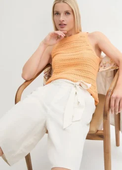 Leinen-Bermuda|bonprix Online