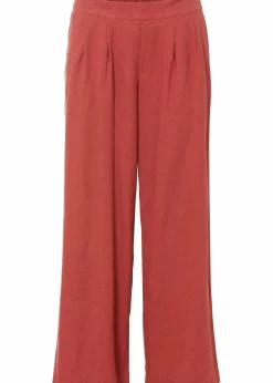 bonprix Bekleidung·Kleider|Hosen|Leinenhose marsalabraun