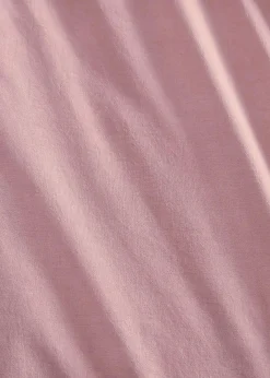 bonprix Bettwäsche|Leinenoptik-Bettwäsche altrosa