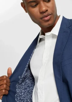 bonprix Große Größen|Leinensakko dunkelblau