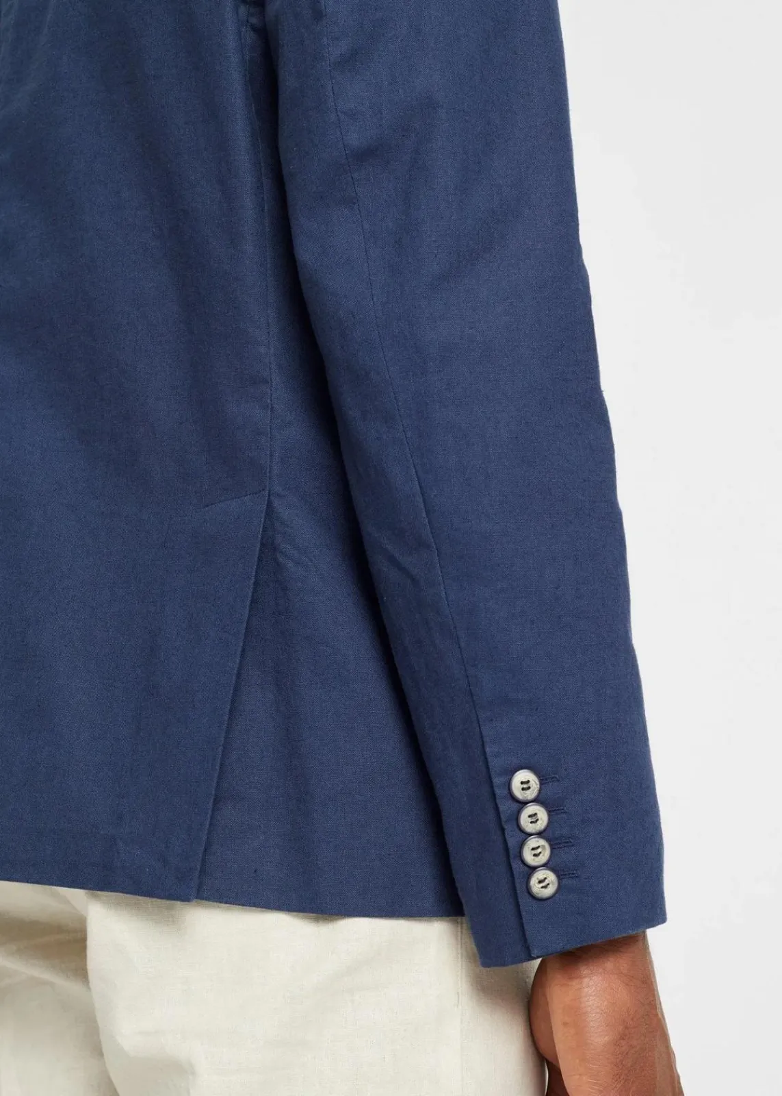 bonprix Große Größen|Leinensakko dunkelblau