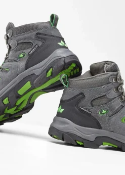 Lico Sneaker|High Heels|High top Trekkingschuh anthrazit/schwarz/grün