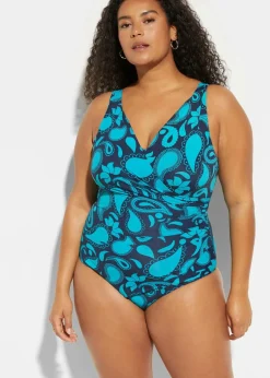 Light Shape-Badeanzug in Wickeloptik|bonprix Outlet